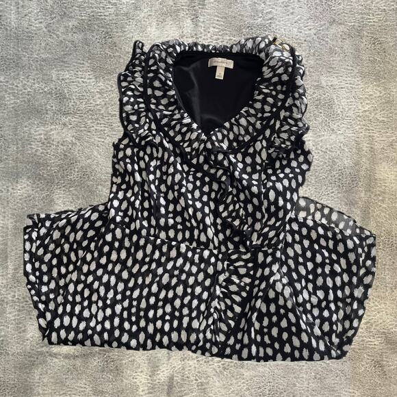 Dressbarn Y2k Polka Dot Cottage Dress - Picture 1 of 8